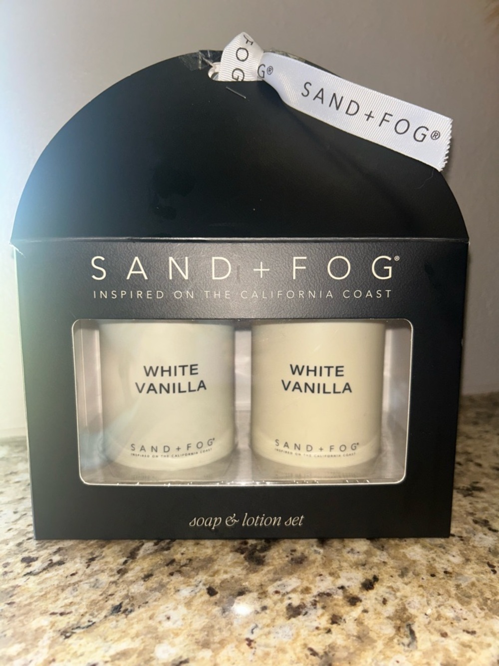 SAND+FOG White Vanilla Soap & Lotion Set